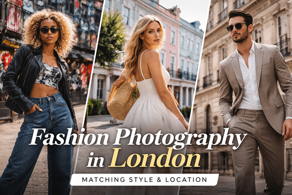 fashion photography london - style and location