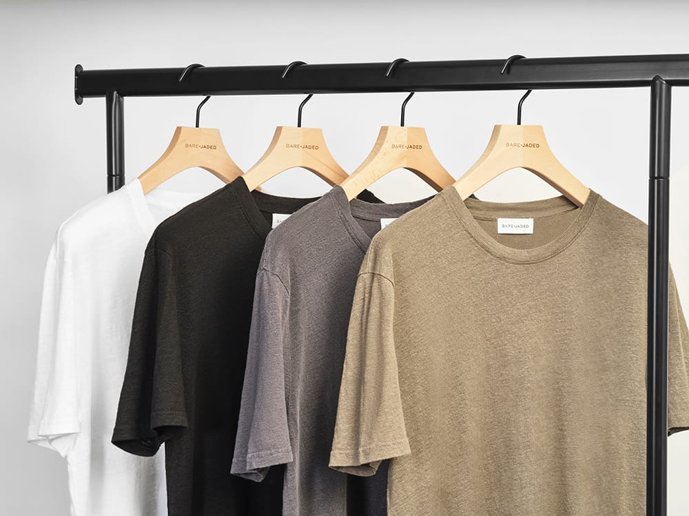 a shirt hanging in a photo shoot