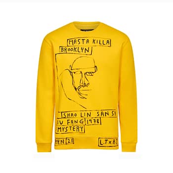 Fashion jumper in yellow, ghost mannequin