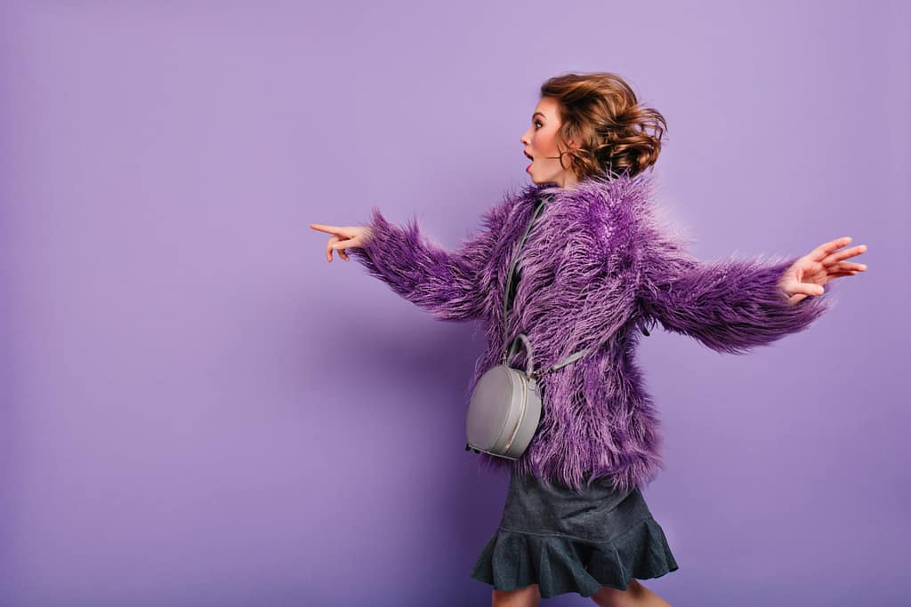 female model in a fashion photography shoot