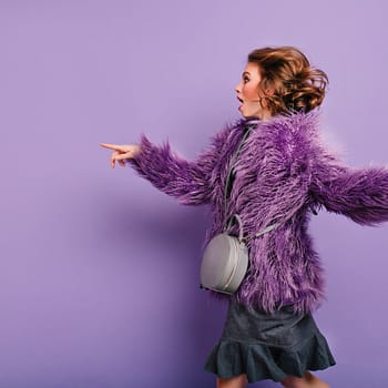 female model in a fashion photography shoot