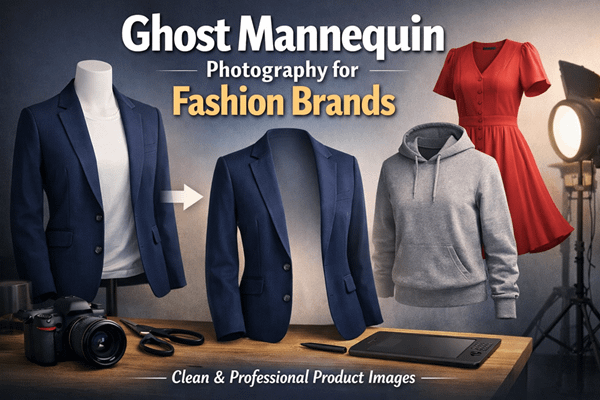 ghost mannequin photography for fashion brands